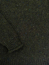 Pull à emmanchures marteau et à col roulotté - Seaweed - Fisherman Out of Ireland - détail