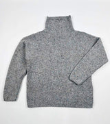 Pull Slouchy à col cheminée haut - Seagull - Fisherman Out of Ireland