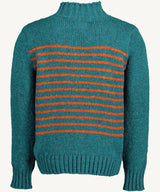 Pull Breton – Bleu Sarcelle et Orange – McConnell - derrière