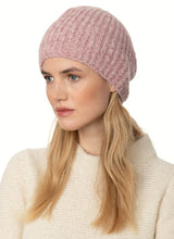 Bonnet Slouchy Côtelé - Rose - Fisherman Out of Ireland - côté