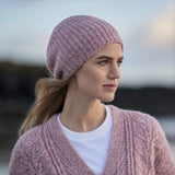 Bonnet Slouchy Côtelé - Rose - Fisherman Out of Ireland