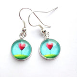 Boucles d’oreilles pendantes – "Be Mine" – Amélie Gagné