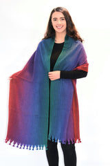 Châle Cosmo - Rainbow - McKernan - sur modèle
