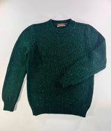 Pull col round - Vert Bouteille - Fisherman Out of Ireland
