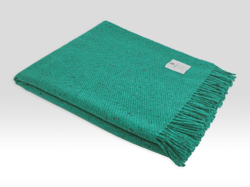 Couverture tweed laine d’agneau - Inishcoo - McNutt of Donegal