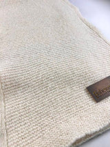 Echarpe alpaga - Ecru - Fisherman Out of Ireland - détail