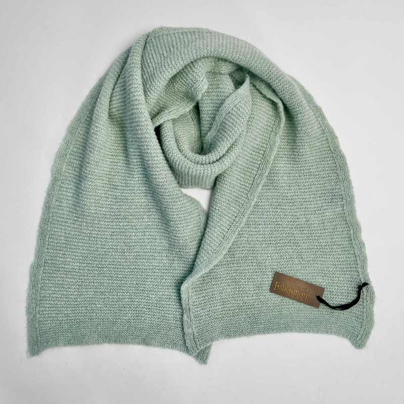 Echarpe alpaga - Cream Mint - Fisherman Out of Ireland