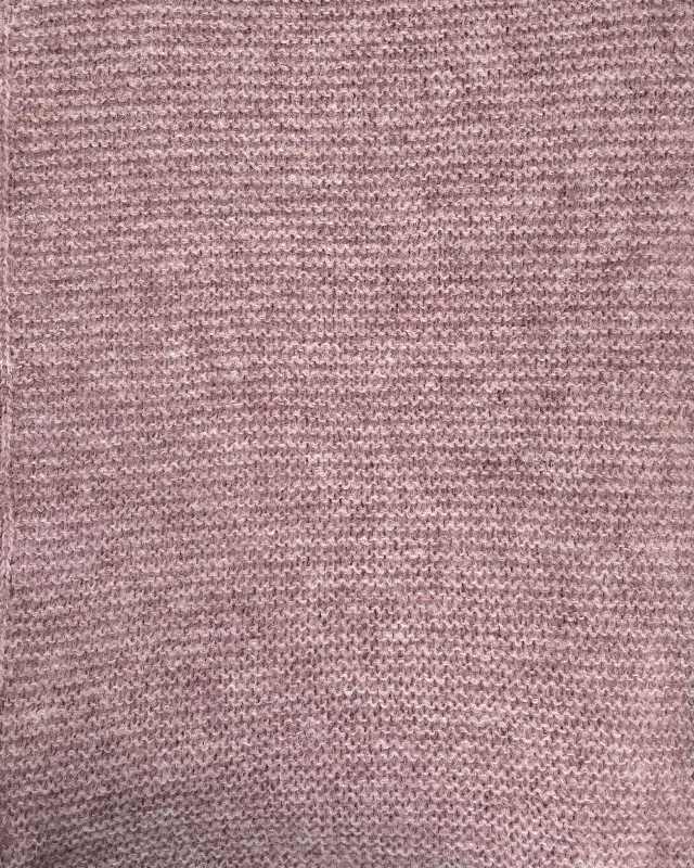Echarpe alpaga - Rose - Fisherman Out of Ireland - détail