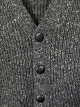 Gilet sans manches côtelé - Steel Wool - Fisherman Out of Ireland - détail