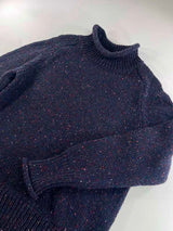 Pull à emmanchures marteau et à bords roulottés - Seabed - Fisherman Out of Ireland - détail