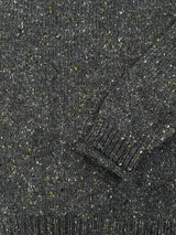 Pull à emmanchures marteau et à col roulotté - Steel Wool - Fisherman Out of Ireland - détail