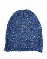 Bonnet Slouchy à bord roulotté - Denim - Fisherman Out of Ireland
