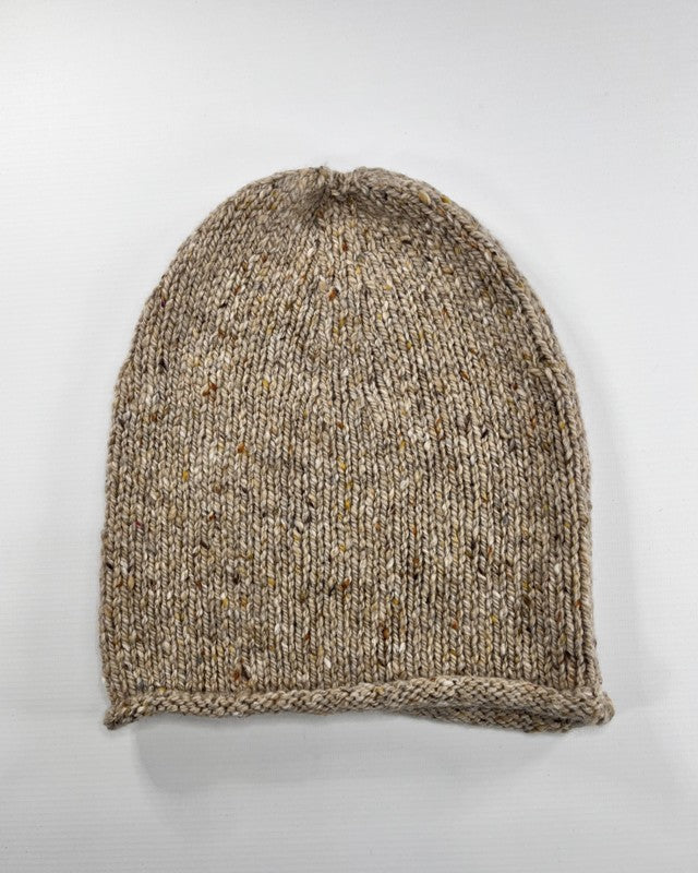 Bonnet Slouchy à bord roulotté - Sand Dune - Fisherman Out of Ireland