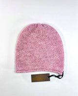 Bonnet Slouchy - bébé alpaga et laine – rose – Fisherman Out of Ireland