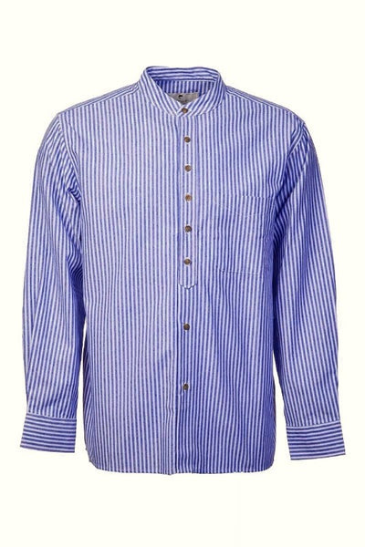 Chemisier Vintage Country Familly 100% Coton - Rayures Bleu Et Blanc - Taille 42 - Parfait état