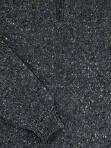 Pull col montant à fermeture éclair - Steel Wool - Fisherman Out of Ireland - détail