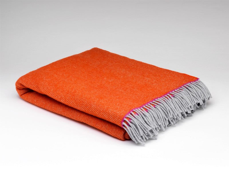 Couverture en laine pure - Maude - McNutt of Donegal