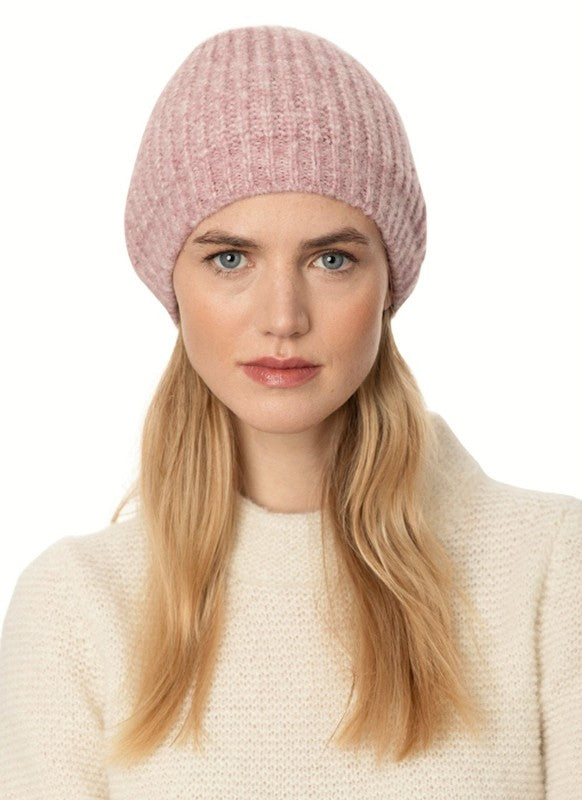 Bonnet Slouchy Côtelé - Rose - Fisherman Out of Ireland