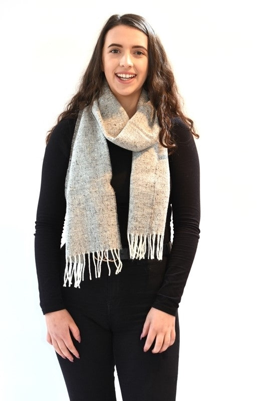 Echarpe en tweed – Taupe – McNutt of Donegal