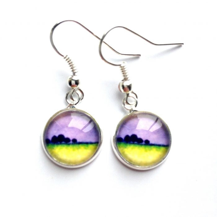 Boucles d'oreilles pendantes – "Après la Tempête" – Amélie Gagné