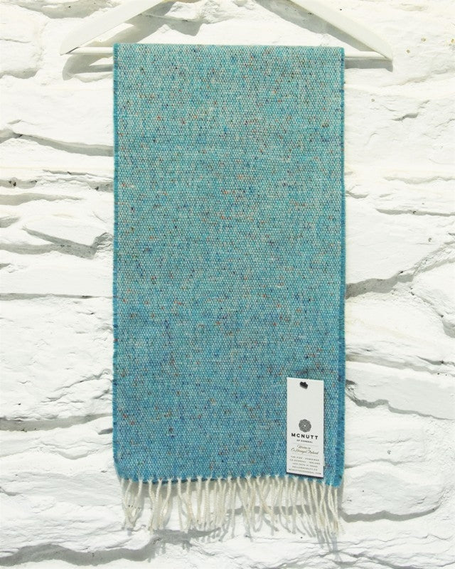 Echarpe en tweed – Turquoise – McNutt of Donegal
