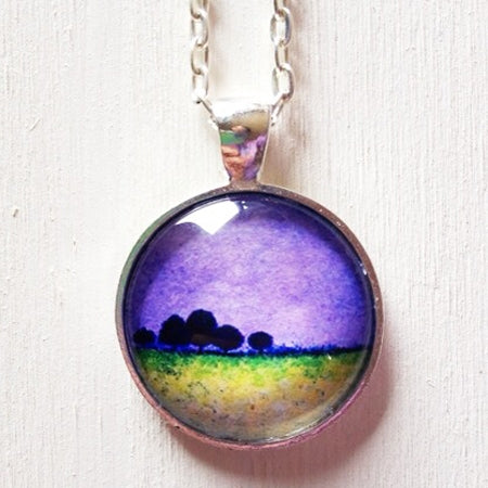 Pendentif Round – "Après la Tempête " – Amélie Gagné
