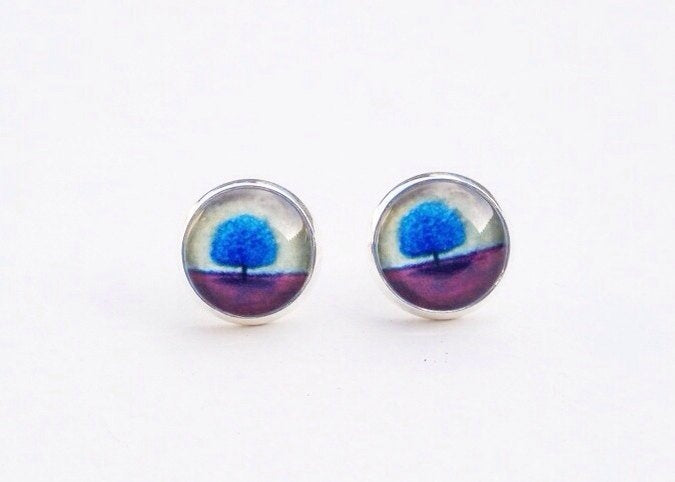 Boucles d’oreilles – "Blue Loneliness" – Amélie Gagné